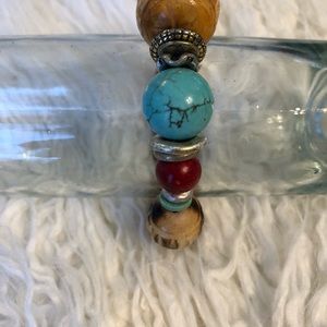 Boho, Tribal (L) Lrg Multi Color Stretch bracelet!